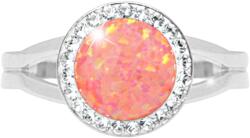 JSB Bijoux Opál Swarovski kristály kövekkel Peach Pastel 92700025pea (Ag925/1000, 2, 3 g)