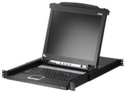 ATEN Switch KVM Consola cu tastatura si touchpad , Aten , KVM , LCD , LED 19'' , USB PS/2 , IP Admin , 16 porturi (CL5716IM-ATA-AG) - vexio