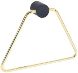 BISK Sintra suport prosop auriu-negru 08308 (08308)