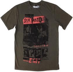 Sex Pistols Photo Collage (Stone Wash) Green L Риза (SPSTNW58MGR03)