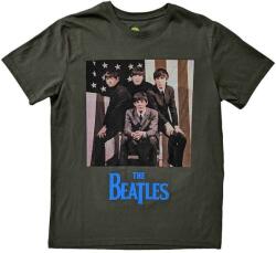 The Beatles US Flag Photo Green M Риза (BEATTEE551MGR02)
