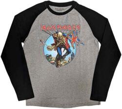 Iron Maiden Trooper Burst Raglan Black & Grey L Риза (IMRL171MGB03)