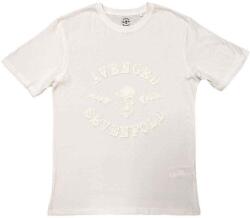 Avenged Sevenfold Classic Deathbat (Hi-Build White-On-White) White L Риза (ASTS45MW03)