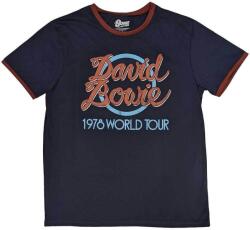 David Bowie 1978 World Tour (Ringer) Navy Blue XL Риза (BOWRG54MN04)