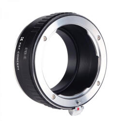 K&F Concept bajonett-adapter Praktica objektívhez - Sony E (NEX) váz (Praktica Lenses to Sony E Mount Camera Adapter)