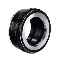 K&F Concept bajonett-adapter M42 csavarmenetes objektívhez - Canon EOS M váz (M42 Lenses to Canon EOS M Camera Mount Adapter)