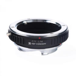 K&F Concept bajonett-adapter Contax/Yashica objektívhez - Leica M váz (Contax Yashica Lenses to Leica M Camera Mount Adapter)