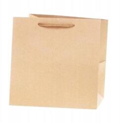 Rozette Lux Kraft Kézitáska 34X34X34CM Széles Alj Rozette