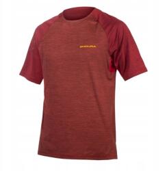 Endura Singletrack S/s férfi kerékpáros póló bordó S (E3204CC)