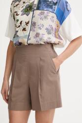 MM by Max Mara női pamut rövidnadrág BALTA - barna 38