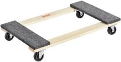 VEVOR Bútorszállító kocsi 1000 font, 18"×30", 4"×3" PP forgógörgők