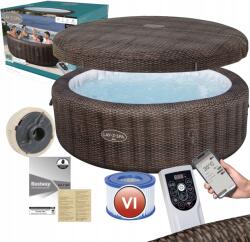 Spa hidromasszázs medence Lay-Z Bali Brown 7 személyes Bestway Wifi Pilot Lux (Basen DUŻY z hydromasażem SPA DUŻE 7 OSÓB)