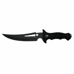 Depox Cutit de vanatoare, Vendetta Knife, otel inoxidabil, negru, 31.5 cm, toc inclus (1483)