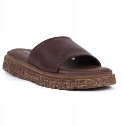 VENEZIA Női flip-flop papucs Venezia V403-03511 barna valódi bőr méret 39 Sellecti (V403-03511 brązowe)