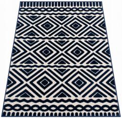 Rugo Szőnyeg 120x170 Boho Berber Hálószoba Nappaliba Sötétkék Divatos (dywan boho do salonu sypialni granatowy)