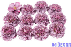  Cínia selyemvirág fej D8cm - Lila
