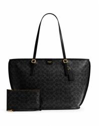 Coach Дамска чанта Coach Taxi Tote In Signature Canvas, Черен (CCC40-BLACK)