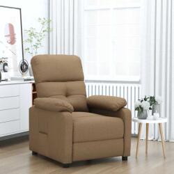 vidaXL Fotoliu rabatabil, maro, material textil GartenMobel Dekor (289666)
