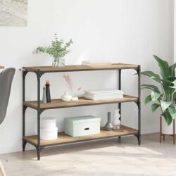 vidaXL Dulap pentru carti stejar artizanal 100 x 33 x 70, 5 cm GartenMobel Dekor (881115) Biblioteca