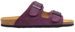 Plakton Sandale Casual Damă Din Piele Mauve/Black 180010 (180010)