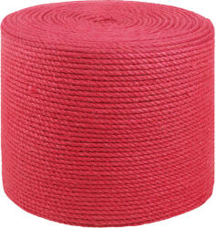 vidaXL Franghie din Jute 10 pcs Rosu 100% jute Tossa GartenMobel Dekor (42011696)