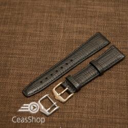  Curea buffalo piele vitel neagră, captușită , tip Omega, 19mm - 31136