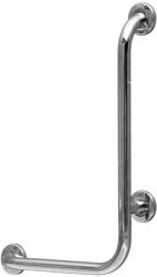 Cersanit Bara fixa Cersanit, Etiuda, cu montaj pe perete, de stanga, 50x9x70 cm, inox (K97-032)