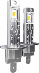 AutoREY Set 2 becuri LED H1, 55W, lumina alb-rece, 16.000 Lumeni, Fara cablu (AR-18)
