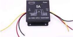 Autorey Convertor 24v in 12v 5 Amperi pentru Camioane, Auto, Tir, Utilaje, coborator de tensiune (AR-75)