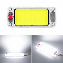 AutoREY Plafonieră Auto LED Universală 12V-24V, 10W, 1166lm, Alb Rece 6500K, Iluminare 175°, pentru Dube, Camioane, Rulote, Autorulote și Autoturisme AutoREY (AR-302)