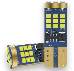 Autorey Set Becuri LED Super Canbus T10 W5W pentru Pozitie , Interior, Lampi Numar tip LED , 12v 6W, 24 SMD, Culoare Alb 6000k (AR-63)