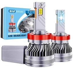 AutoREY Becuri LED Auto H8 / H11 AutoREY® SUPER CSP, Iluminare 360° pentru fiecare bec! Cu cipuri CSP 6000K Alb Rece, 136W 30.000LM Canbus, fara eroare de bec ars (AR-8)