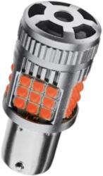 AutoREY Bec LED pentru Stop sau Frana P21W / BA15S / 1156, Pini Egali, 30W, 2800LM, Culoare Rosu, 36 SMD 3030, Ventilator Integrat, Canbus Integrat, fara eroare de bec ars, 12V AutoREY® Premium (AI13-08)