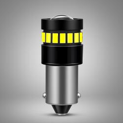 Autorey Bec LED Alb Rece cu soclu BA9S / H10W, 18 SMD 3030+3014, 9W, Canbus DC12-48V, pentru Numar Inmatriculare, Interior si Plafoniera Auto, fara eroare de bec ars AutoREY® (AI20-31)