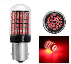Autorey Bec LED Canbus 1156/BA15S P21W 3014, 144 LED-uri pentru Frana, Pozitie spate, Semnal, Marsarier sau Lumini de zi (A395)