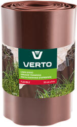 VERTO Bordura gazon 20cmx9m, maro 15G515 (15G515)