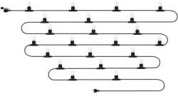 NEO Ghirlanda luminoasa, 20m + 20 becuri plastic 1 W, cu filament (+2 rezerva), 220V. 99-106 (99-106)