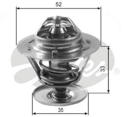 GATES Termostat, lichid racire GATES TH12588G1 (TH12588G1) - autoeco