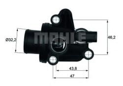 MAHLE ORIGINAL Termostat, lichid racire MAHLE ORIGINAL TI 12 87 (TI1287)