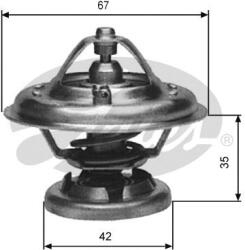 GATES Termostat, lichid racire GATES TH12685G1 (TH12685G1)