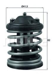 MAHLE ORIGINAL Termostat, lichid racire MAHLE ORIGINAL TX 163 87D (TX16387D)