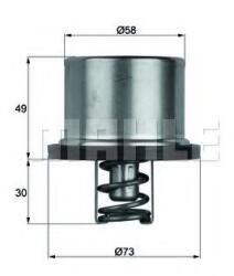 MAHLE ORIGINAL Termostat, lichid racire MAHLE ORIGINAL THD 1 82 (THD182)