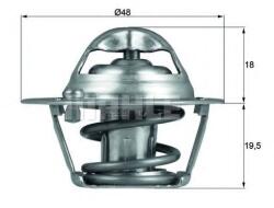 MAHLE ORIGINAL Termostat, lichid racire MAHLE ORIGINAL TX 121 74D (TX12174D)