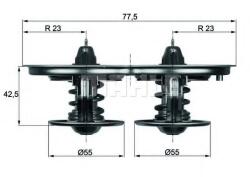 MAHLE ORIGINAL Termostat, lichid racire MAHLE ORIGINAL TX 32/1D (TX321D)