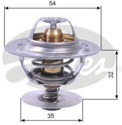 GATES Termostat, lichid racire GATES TH11287G1 (TH11287G1) - autoeco