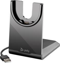 HP Casti Head-band HP Poly Voyager USB-A Charging Stand, Wired, Negru (783R6AA)