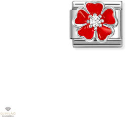 NOMINATION "Piros virág" charm - 330321-20