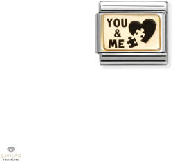 NOMINATION "You & Me Puzzle" charm - 030166-71