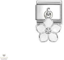 NOMINATION "Fehér virág" charm - 331805-22