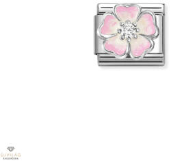 NOMINATION "Rózsaszín virág" charm - 330321-17